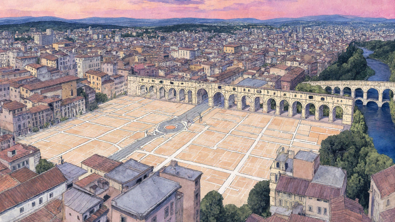 Comparison: Roman Planning Elements vs Modern Urban Design