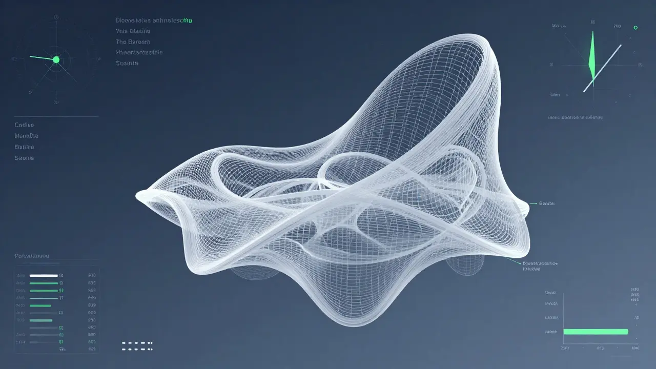 Wireframe model transforming into a biomimetic building via parametric algorithms