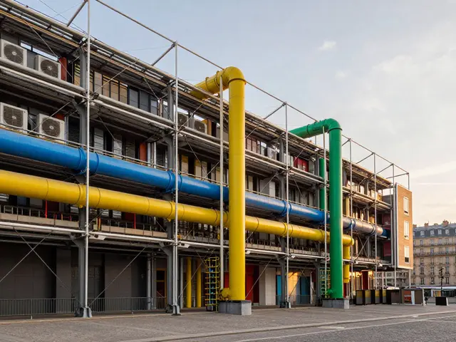 High-Tech Architecture Evolution: From the Pompidou Center to Smart Cities